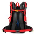 thumbnail image 4 of Hwjianfeng 40L Lightweight Nylon Travel & Hiking Backpack - Durable, Compact, Black & Red Design, 4 of 7