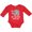 Red, variant on Inktastic My Auntie Loves Me Niece Boys or Girls Long Sleeve Baby Bodysuit