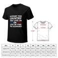 thumbnail image 2 of Support The Country You Live In Vivacious Men's Cotton Short Sleeve HD Print Tee for Casual T-Shirt Crew Neck Top Black L, 2 of 7