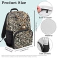 thumbnail image 7 of Uorisanigo 17 Inch Camo Deer Print School Backpack for Kids, Lightweight Durable Bookbag for Kindergarten and Elementary, Adjustable Straps and Side Water Bottle Pocket, 7 of 7