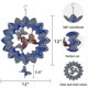 thumbnail image 3 of Wind Spinners Home Garden Decor, 3d Butterfly Metal Decoration, 3 of 5