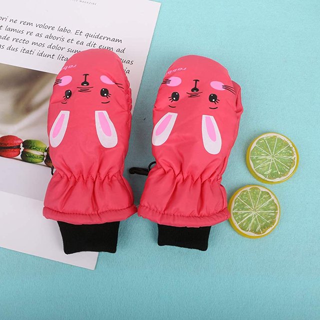 Guantes para niños Mitones de terciopelo cálido de invierno ZefeiWu 8390614844742
