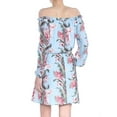 thumbnail image 2 of MAISON JULES $79 Womens New 1101 Light Blue Floral Print Dress 2 B+B, 2 of 2
