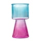 thumbnail image 4 of Jarrón de flores de vidrio, jarrón de capullo, soporte para flores, centro de mesa, decoración, plantas Violeta Azul, 4 of 9