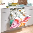 thumbnail image 2 of Yayeee Magnetic Dishwasher Cover for The Front Decoration Home Kitchen Machine Sticker Protector, Swirling Lines, 2 of 6