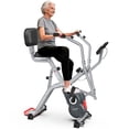 thumbnail image 6 of Cycool 2-in-1 Folding Magnetic Exercise Bike and Elliptical Cross Trainer Indoor Cycling x Bike with Arm Exerciser, 6 of 12