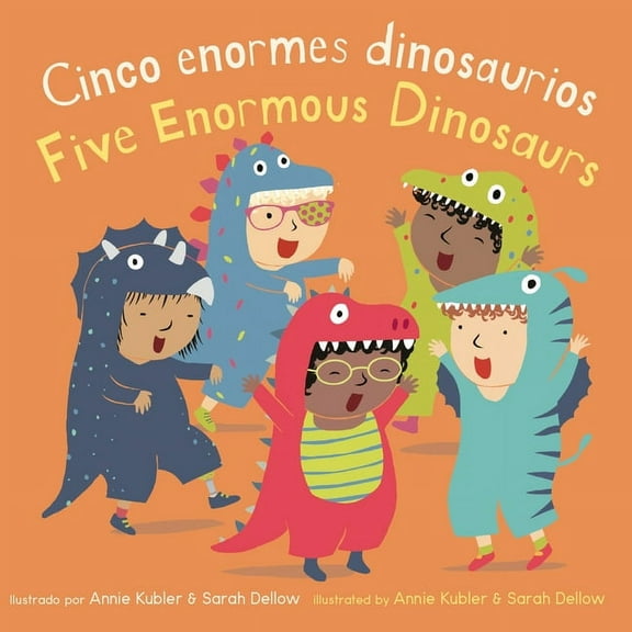 Baby Rhyme Time (Spanish/English) Cinco Enormes Dinosaurios/Five Enormous Dinosaurs, (Board Book)