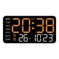 thumbnail image 1 of Maoww Multi Functional LED Digital Wall Clock Temperature Display One Screen Multiple Display Week Display Style 6, 1 of 6