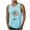 Blue, variant on Men's Workout Knit Stripe Tank Tops Athletic Quick Dry Tops Bodybuilding Muscle Shirts for Gym