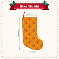 thumbnail image 3 of Bingfone Red Crab Print Personalized Christmas Stocking - Snowman Design Large 18 inch,Family Holiday Season Decor, 3 of 8