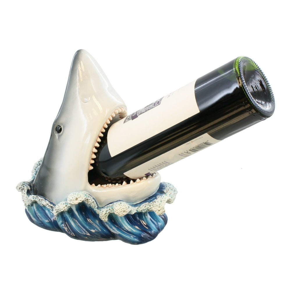 Shark Decorative Wine Bottle Holder Mako Great White Land Shark