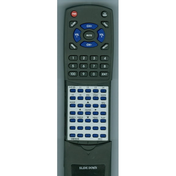 Replacement Remote for SPECO DVRNTSELRC, RTDVRNTSELRC, DVR16TL, DVR4TL, DVR8TL