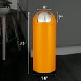 thumbnail image 2 of 17 Gallon/65 Liter Push Lid Trash Can, Commercial Grade Stainless Steel Recycling Bin, Tall Waste Bin with Removable Inner Bucket Suitable, 2 of 7