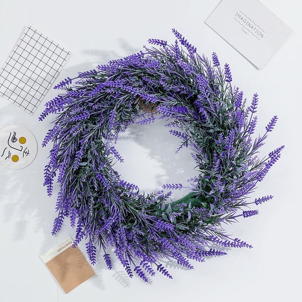 de vanda artificial de 15 pulgadas, s de puerta dentera s florales con hojas de eucalitto , para puertas de perfecl coronas de puertas para el hogar