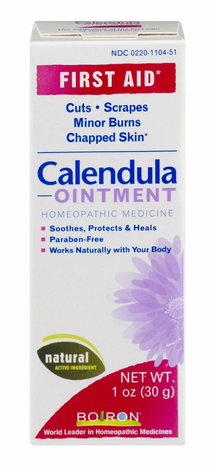 Boiron Calendula Ointment, Homeopathic Medicine for Skin Irritation and Burns, 1 Ounce Pack of 3