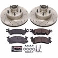 thumbnail image 3 of PowerStop Front Z23 Evolution Sport Carbon-Fiber Ceramic Brake Pad and Drilled & Slotted Rotor Kit Fits: BUICK CHEVROLET OLDSMOBILE PONTIAC Select Models K2908, 3 of 10
