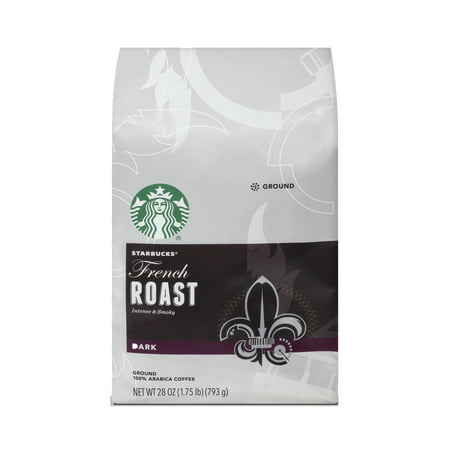 Starbucks Dark Roast Ground Coffee - French Roast - 100% Arabica - 1 bag (28 oz.)