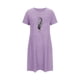 thumbnail image 5 of Camisón corto de talla grande para mujer, camisón de manga corta con estampado de pecho a la moda, camisón para mujer, 5 of 7