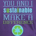 thumbnail image 3 of CafePress - You And I Sustainability Dark T Shirt - Men's Classic Graphic Cotton T-Shirt, 3 of 4