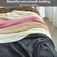 thumbnail image 2 of Manta de sofá de punto suave con borla, cama, mantón de siesta de oficina, manta decorativa para sofá, color beige Scienceny LF000016-02B, 2 of 7