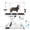 White + MDF + Steel, variant on Professional Electric Pet Grooming Table 110V/220V, Adjustable Height 10-36 inch, White MDF+Steel Grooming Station for Dogs and Cats