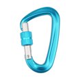 thumbnail image 2 of 5 PCS Carabiner with Screw Lock Gate 12KN Heavy Duty Carabiner Clips for Hammocks Camping, 2 of 8
