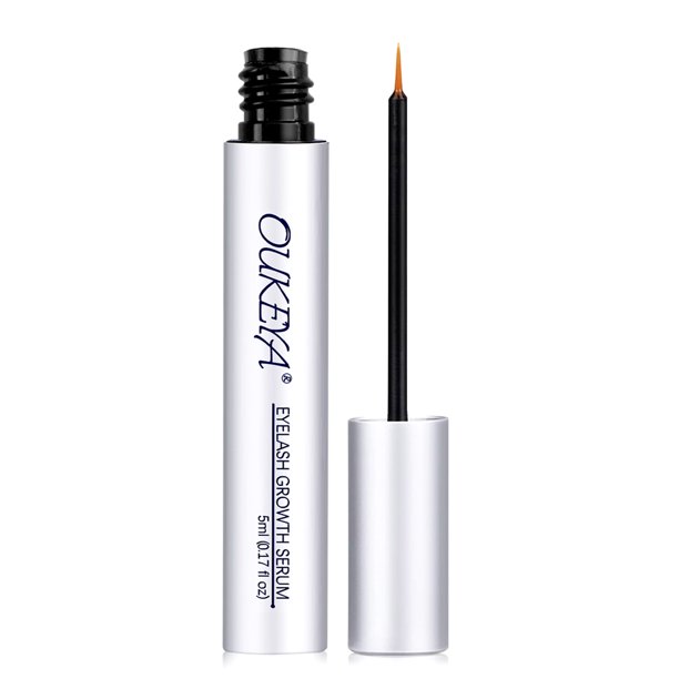 OUKEYA Suero Potenciador de Pestañas y Cejas Rico en Péptidos, para Pestañas Más Gruesas, Más Fuertes y Largas, 0,17 Onzas Líquidas para Pestañas y Cejas