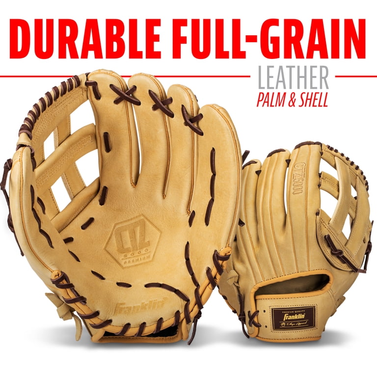 Franklin Sports CTZ5000 Cowhide Leather Baseball Outfield Glove
