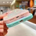 thumbnail image 6 of case for iPhone 15 Case Cute Glitter with Butterfly Phone Case for iPhone 15 for Women Girls Lens Protection Shockproof Protective Cover Soft Silicone Slim Fit Clear Dainty Cases 6.1” (Blue), 6 of 9