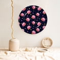 thumbnail image 5 of Zufioo Cartoon Donut Planets Print Bone China Decorative Plate, Ceramic Dinner Plate with Stand Ceramic Decoration Homewares-8in, 5 of 6