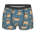 thumbnail image 4 of Goofa French Bulldog Yoga Printed Men's Boxer Briefs Underwear, Moisture-Wicking Underwear, Trunk,Soft and Breathable Cotton Underwear-, 4 of 9