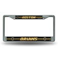 thumbnail image 1 of Boston Bruins Glitter Chrome License Plate Frame, 1 of 2