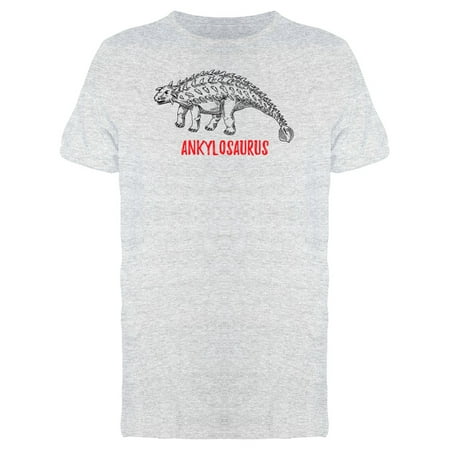 Ankylosaurus Red Caption Tee Men's -Image by (Best T Shirt Captions)