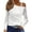White, variant on Women Blouses Short Sleeve Blouses for Women Business Casual Lady Fashion Top Rayon Long Sleeve T Shirt Active Long Synthetic Shirt Girls Blouse Womens Base Layer Tights Dress White 2XL