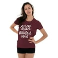 thumbnail image 4 of Rough Roads Beautiful Places Inspired Womens Slim Fit Graphic Tee Brisco Brands X, 4 of 4