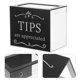 thumbnail image 2 of BRIGHTFUFU Caja acrílica para colección de dinero, caja de sugerencias, caja para rifa, tarro con punta Rectangular transparente y negro para bares, cafeterías y restaurantes, 2 of 7
