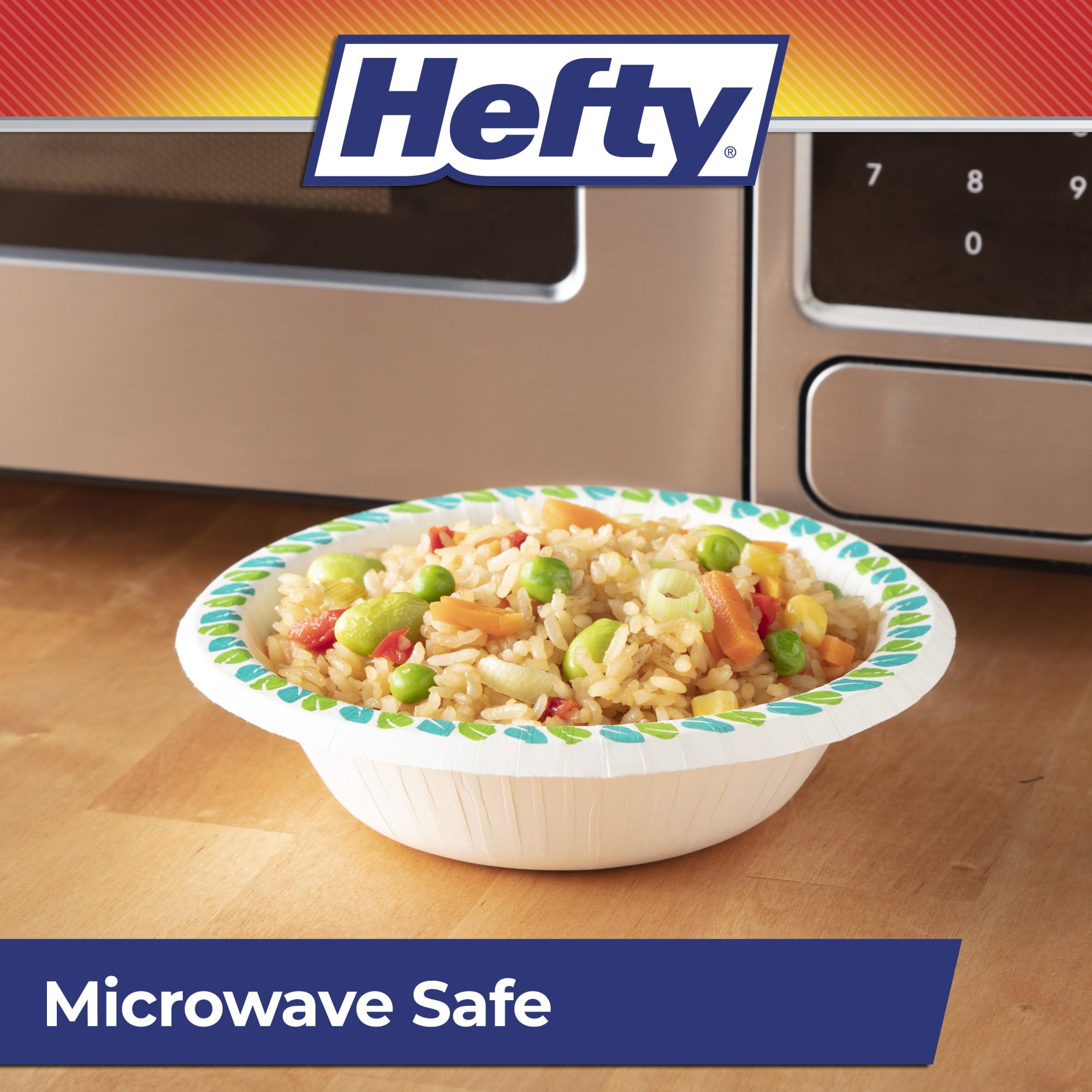 Hefty Compostable Paper Bowls, Disposable Bowls, 12 oz., 20 Count