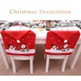 thumbnail image 4 of Funda de silla navideña Decoración de Navidad no tejida Sillas Protección Abanopi 6pcs, 4 of 7