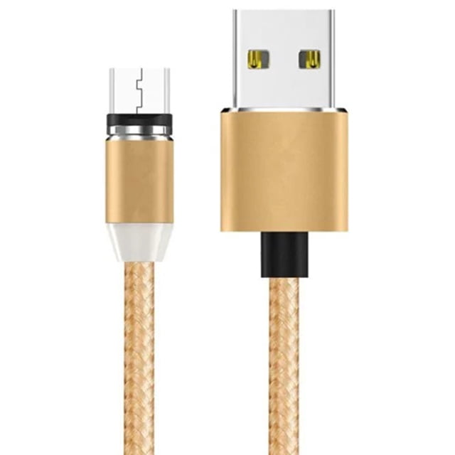 Cable de carga trenzado magnético de 1 m para la línea de carga de Android Reemplazo del cable del cargador portátil seitruly PJ6240-03