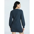 thumbnail image 3 of Scoop Long Sleeve Saddle Sweater Dress, Sizes XS-XXL, 3 of 5