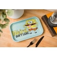 thumbnail image 3 of Bandeja de hojalata plateada con forma de búfalo, Bob Esponja, Weird Don't Care, 28,7 x 18,8 cm, 3 of 3