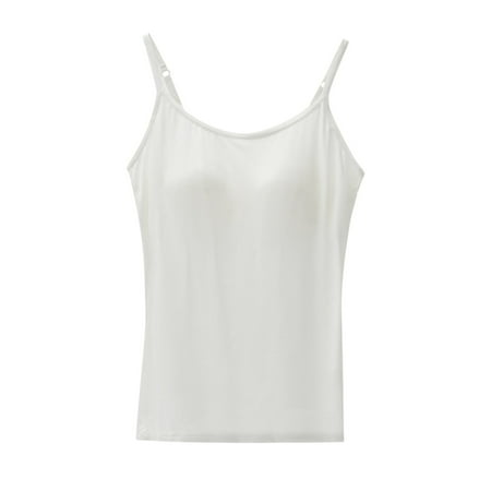 Women s Tank Tops Women With Chest Pads Five Fingers Without Steel Ring Bra Cups One Sports Camisole  Women s Camisoles & Tanks L