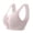 02#Light Purple, variant on Qwertyu Daisy Bra for Seniors, Womens Bras Comfortable Wireless Front Closure Bra Push Up Full Coverage Bralette Light Purple 42