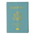 thumbnail image 2 of menswallet Marshal USA Gold Logo Passport Cover Holder for Travel 151 PU USA (C) Light Pink, 2 of 7