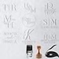 thumbnail image 3 of Personalized Library or Wedding Book Name Embosser Stamp | Wedding Embosser | Custom Wreath Embosser with Name | Wedding Gift | Embosser | Wedding Embosser Gift | Monogram Wedding Initial Stamp, 3 of 4