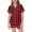Red, variant on Girls Outfits 2 Piece Plaid Print Short Sleeve Lapel Button Shirt Top And Shorts Loungewear Baby Girls' Clothing Sets 2 Years-3 Years