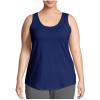 thumbnail image 6 of Posijego Plus Size Tank Tops for Women Summer Athletic Workout Tank Loose Casual Running Sleeveless T-Shirts for Women, 6 of 6
