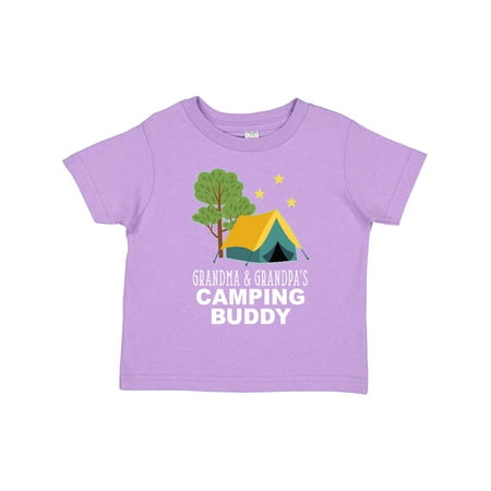 

Inktastic Grandma and Grandpa Camping Buddy Gift Toddler Boy or Toddler Girl T-Shirt