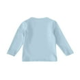 thumbnail image 2 of TQWQT Girls Long Sleeve Shirts Warm Light Blue Shirts Size 13-14 Fleece Lined Girls Tops Shirt Kids Crewneck Tee Shirt Basic Tween Girls Clothes, 2 of 6