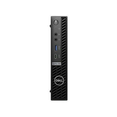 UPC: 0884116424017 | Dell OptiPlex 7000 Desktop Computer – Intel Core i7 12th Gen i7-12700T Dodeca-core (12 Core) 1.40 GHz – 16 GB RAM DDR4 SDRAM – 256 GB M.2 PCI Express NVMe 3.0 x4 SSD – Micro PC – Black – Intel Chip –